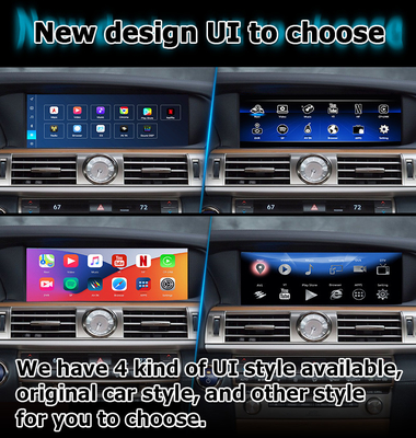 렉서스 LS460L LS600hL 안드로이드 11 카플레이 비디오 인터페이스 기반 퀄컴 8+128GB