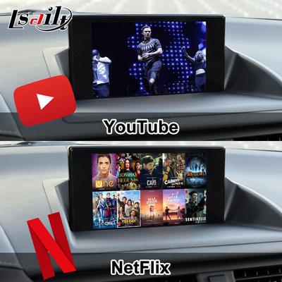 렉서스 CT CT200H 2014-2017용 Lsailt 무선 카플레이 안드로이드 비디오 인터페이스 지원 다운로드 APPs, NetFlix, YouTube