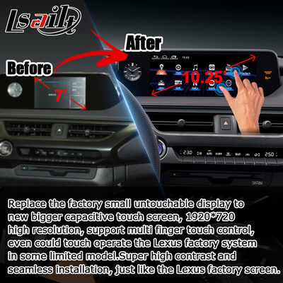 안드로이드 카플레이 렉서스 터치 스크린 UX200 UX250h DSP 조정 안드로이드 오토