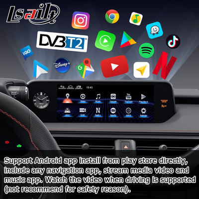 안드로이드 카플레이 렉서스 터치 스크린 UX200 UX250h DSP 조정 안드로이드 오토