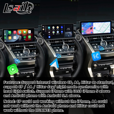 NX300 NX300h 렉서스 안드로이드 큰 화면 10.25 인치 안드로이드 카플레이 업그레이드