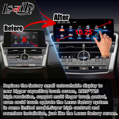 NX300 NX300h 렉서스 안드로이드 큰 화면 10.25 인치 안드로이드 카플레이 업그레이드