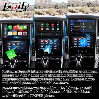 GPS 카플레이 인터페이스, 8+128GB 안드로이드 11 네비게이션 박스 인터페이스 인피니티 Q50 / Q60