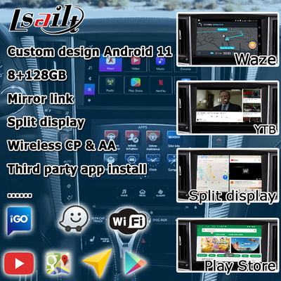 GPS 카플레이 인터페이스, 8+128GB 안드로이드 11 네비게이션 박스 인터페이스 인피니티 Q50 / Q60