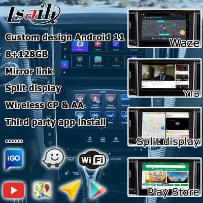 GPS 카플레이 인터페이스, 8+128GB 안드로이드 13 내비게이션 박스 인터페이스 인피니티 Q50 / Q60용