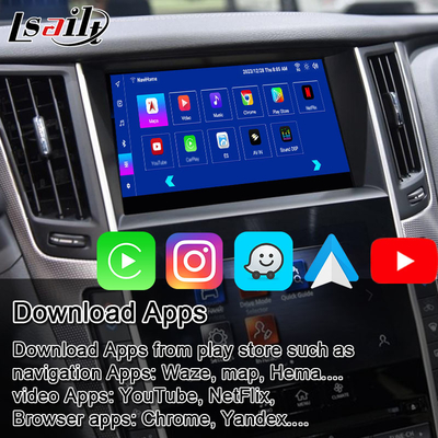 인피니티 Q50 Q60 2014-2020 카플레이 인터페이스, 안드로이드 네비게이션 박스