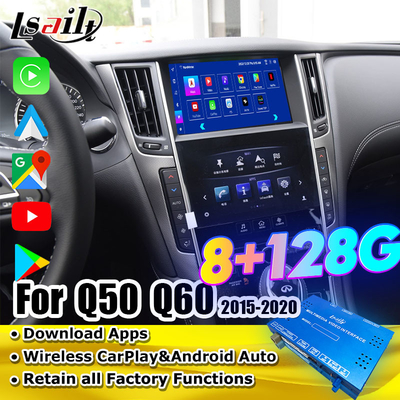 인피니티 Q50 Q60 2014-2020 카플레이 인터페이스, 안드로이드 네비게이션 박스