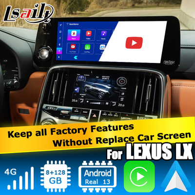 렉서스 LX600 LX700h 2022 안드로이드 멀티미디어 비디오 인터페이스 기반 퀄컴 6125 8+128 안드로이드 13