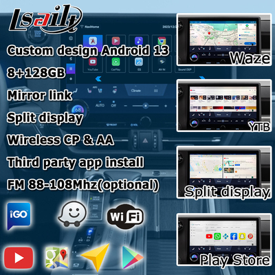렉서스 GX550 GX550h 퀄컴 6125 8+128GB 기반 안드로이드 13 비디오 인터페이스