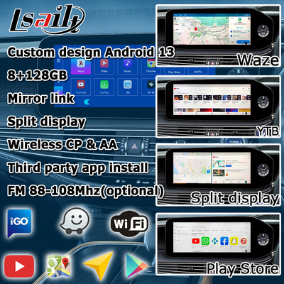 렉서스 LS500h LS500 LS350 2022 안드로이드 13 비디오 인터페이스 8+128GB 퀄컴 기반