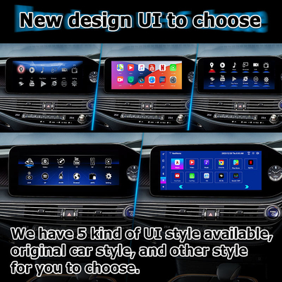 렉서스 LS500h LS500 LS350 2022 안드로이드 13 비디오 인터페이스 8+128GB 퀄컴 기반