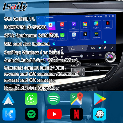 렉서스 NX260 NX350H LX RX ES 인포테인먼트 인터페이스 유튜브, 넷플릭스 포함