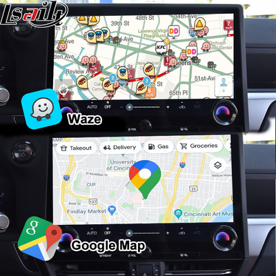 렉서스 GX550 2024 RX NX LX ES를 위한 핀 투 핀 안드로이드 인포테인먼트 인터페이스 유튜브, 넷플릭스, 구글 플레이, 웨이즈 포함