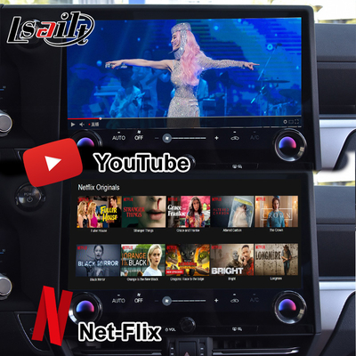 렉서스 GX550 2024 RX NX LX ES를 위한 핀 투 핀 안드로이드 인포테인먼트 인터페이스 유튜브, 넷플릭스, 구글 플레이, 웨이즈 포함