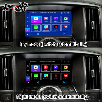구글, 유튜브, 넷플릭스와 함께 Nissan Maxima 09-15 Infiniti G37용 Lsailt 8G CarPlay&Android 비디오 인터페이스