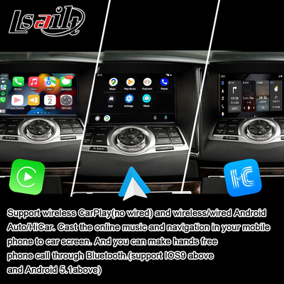 구글, 유튜브, 넷플릭스와 함께 Nissan Maxima 09-15 Infiniti G37용 Lsailt 8G CarPlay&Android 비디오 인터페이스