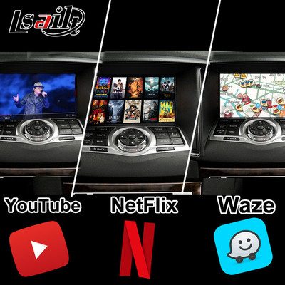구글, 유튜브, 넷플릭스와 함께 Nissan Maxima 09-15 Infiniti G37용 Lsailt 8G CarPlay&Android 비디오 인터페이스
