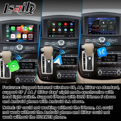 안드로이드 13 시스템 무선 카플레이 인터페이스 Nissan Quest RE52 Elgrand E52 2011-2020