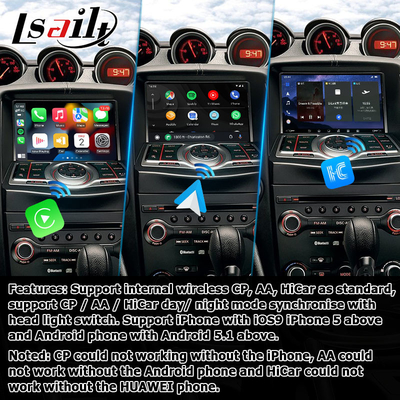 닛산 370z Z34 카플레이 안드로이드 자동 카플레이 인터페이스 박스 8+128 안드로이드 13 OEM 업그레이드