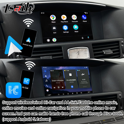 8G 퀄컴 안드로이드 멀티미디어 인터페이스 인피니티 Q70 M45 M25 2010- 무선 카플레이 박스, 안드로이드 오토, 넷플릭스