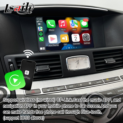 8G 퀄컴 안드로이드 멀티미디어 인터페이스 인피니티 Q70 M45 M25 2010- 무선 카플레이 박스, 안드로이드 오토, 넷플릭스