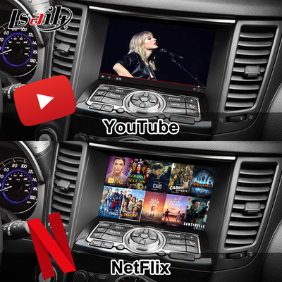 인피니티 QX70 FX35 FX37 2008-2017 통합 무선 카플레이, 안드로이드 오토용 안드로이드 멀티미디어 인터페이스