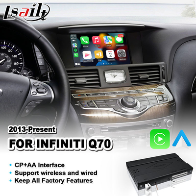 Lsailt 무선 Carplay 안드로이드 자동 인터페이스 2013-2019년 Infiniti Q70
