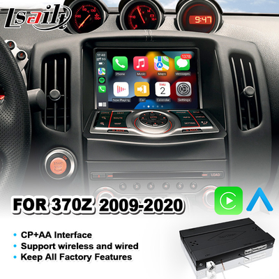 무선 카플레이 안드로이드 오토 미러링크 인터페이스 2009-2020 Nissan 370Z GT Nismo