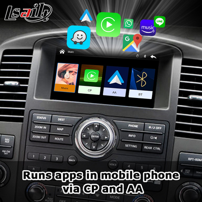 OEM 통합 무선 애플 카플레이 인터페이스 나바라 D40 닛산 패스파인더 R51 2010-2016 안드로이드 오토,플러그 앤 플레이, 미러 링크