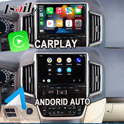 도요타 랜드 크루저 200 GX-R,VX-R 2018-2021 Fujitsu 헤드 유닛 안드로이드 오토, 리눅스 시스템 용 무선 카플레이 인터페이스