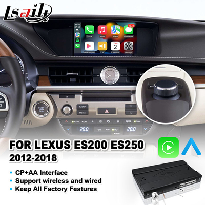 무선 안드로이드 오토 카플레이 인터페이스 2012-2018 렉서스 ES250 ES200 ES350 ES300h ES 250 200 버튼 제어