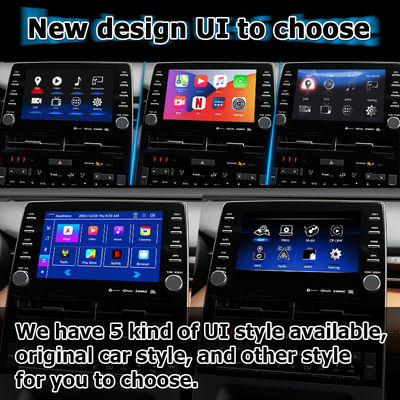 토요타 아발론 터치 3 2018-present를 위한 8 인치 안드로이드 오토 카플레이 비디오 인터페이스 비디오 인터페이스