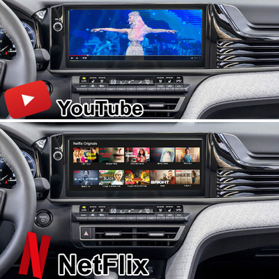 토요타 캠리 2025 시엔나 RAV-4의 안드로이드 13 멀티미디어 비디오 인터페이스 OEM 리트로피트 인포테인먼트 모듈 유튜브, 넷플릭스, 구글 플레이 포함
