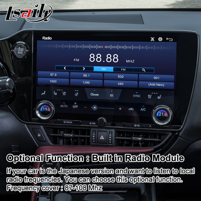 2021년 현재 렉서스 NX NX200 NX250 NX350 NX350h NX400h NX450h용 안드로이드 카플레이 멀티미디어 시스템 비디오 인터페이스