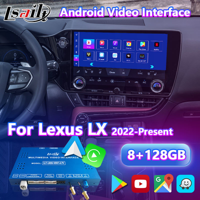 Lsailt Android Carplay Multimedia Video Interface for 2022-Present 렉서스 LX LX500d LX600 LX700h