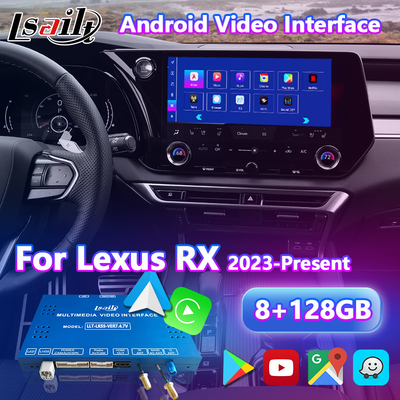 Lsailt 안드로이드 카플레이 멀티미디어 비디오 인터페이스 2023-현재 렉서스 RX RX350 RX350h RX450h RX500h AL30
