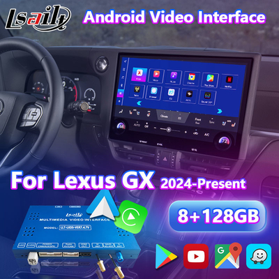 Lsailt 안드로이드 카플레이 멀티미디어 비디오 인터페이스 2024-현재 렉서스 GX GX550