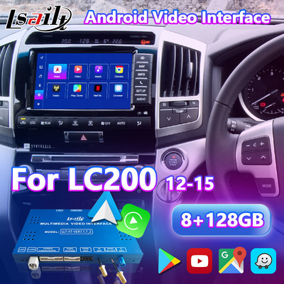 LSAILT 안드로이드 멀티미디어 비디오 인터페이스 2012-2015 토요타 랜드 크루저 LC 200 V8 LC200