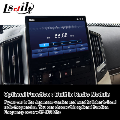 Toyota Land Cruiser LC200 GXR GX-R FST LC 200 2018-2022용 Lsailt 안드로이드 멀티미디어 비디오 인터페이스