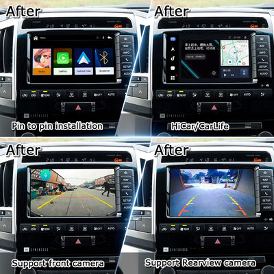 랜드 크루저 200 2013-2021용 플러그 앤 플레이 Apple CarPlay 인터페이스, 다국어 지원, 360 카메라, 후방 카메라 지원