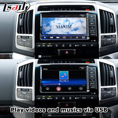 랜드 크루저 200 2013-2021용 플러그 앤 플레이 Apple CarPlay 인터페이스, 다국어 지원, 360 카메라, 후방 카메라 지원