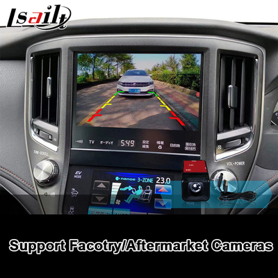 Lsailt 무선 Apple CarPlay 인터페이스 (Crown S210 2013-2016 AWS210 GRS210 GWS214 GWS215 Majesta Athlete Royal Saloon용) 후방 카메라, Android Auto 지원