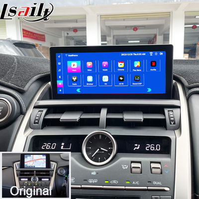 렉서스 NX200T NX300H 2015-2017용 렉서스 안드로이드 화면 10.25인치 IPS HD 디스플레이 안드로이드 13 무선 CarPlay, Android Auto