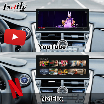 렉서스 NX200T NX300H 2015-2017용 렉서스 안드로이드 화면 10.25인치 IPS HD 디스플레이 안드로이드 13 무선 CarPlay, Android Auto