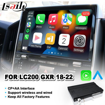 4+64GB GXR GPS 네비게이션 박스, 토요타 랜드크루저 LC200 GX-R를 위한 안드로이드 카플레이 인터페이스