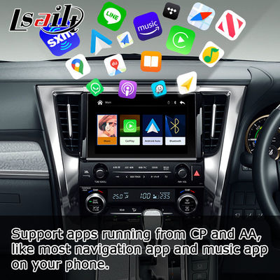 토요타 알파드 벨파이어 AH30 시리즈 순 OEM 스타일 카플레이 안드로이드 오토 박스 2015-2022 모델