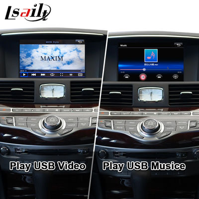 Infiniti Q70 Q70L M35 M45 Fuga 2009-2019용 CarPlay 인터페이스, 무선 Android Auto 어댑터 통합, 휴대폰 미러링, AC 온도 조절
