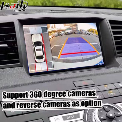 Lsailt 8인치 CarPlay 화면 for 닛산 푸가 (Y50) 인피니티 350GT 2005-2008 Android Auto, 미러링, HD 터치 디스플레이