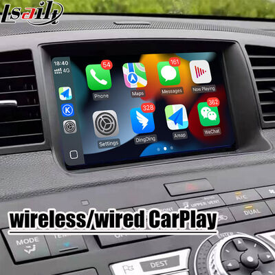 Lsailt 8인치 CarPlay 화면 for 닛산 푸가 (Y50) 인피니티 350GT 2005-2008 Android Auto, 미러링, HD 터치 디스플레이