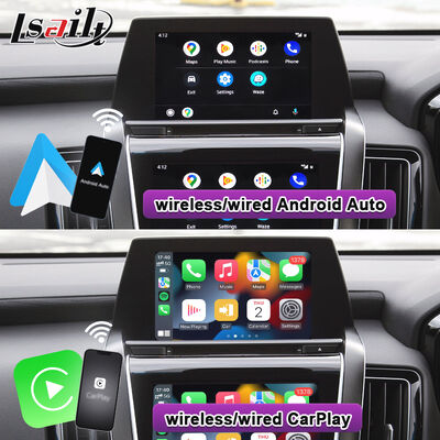 Lsailt Apple CarPlay 안드로이드 자동 모듈 Crown S220 GSW224 2018-2022 통합 휴대 전화 거울, 역 카메라